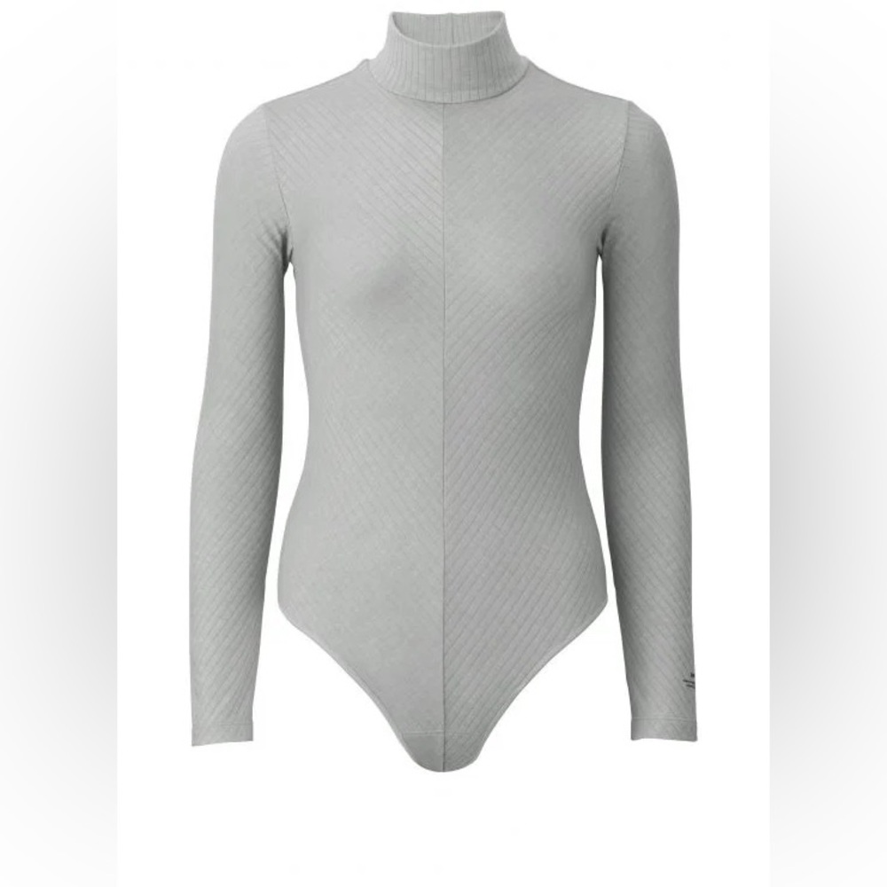 Womens Uniqlo x Alexander Wang Turtleneck Bodysuit Long sleeve Gray Size L